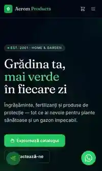 Aerom Products pe Astro, 1.5s — pagină completă